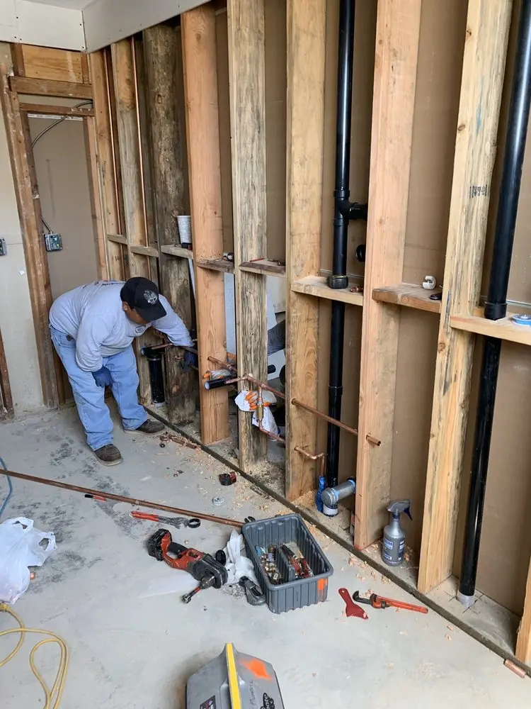 Commercial rough-in plumbing for Trenchless Sewer Repair in Birch Run